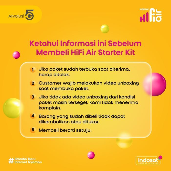 Any Yummy Indosat Hifi Air 5G H2 Modem 5G High Speed 200Gb Im3