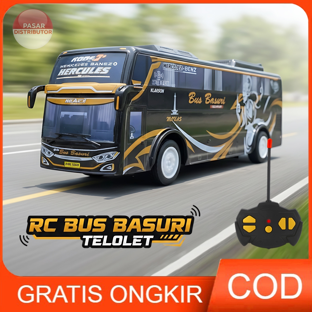 Pasar Distributor RC BUS BASURI TELOLET 6176D Remote Control Basuri RC Bus Telolet Suara Telolet