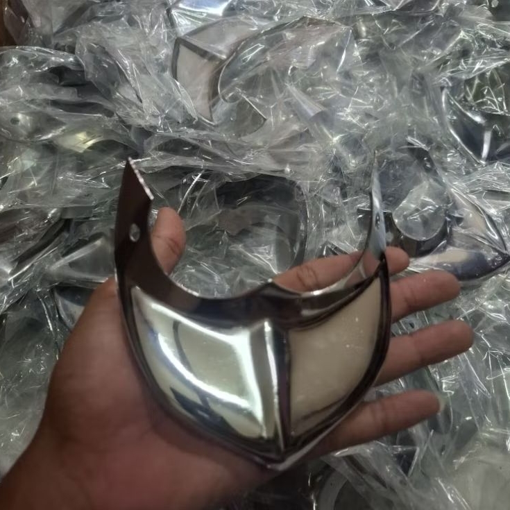 PET KEPET SPAKBOR SLEBOR BELAKANG CB MOTIF SLEBOR GL100 CB100 K5 CB125 MOTIF BAHAN BESI CHROM TEBAL