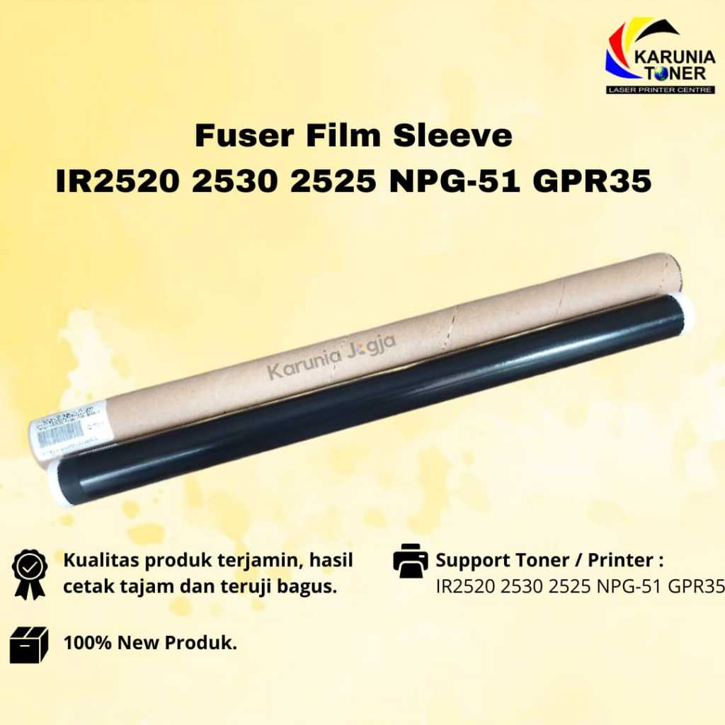 Fuser Fixing Film Compatible IR-2520 IR-2525 IR-2530 IR-2535 Grade A