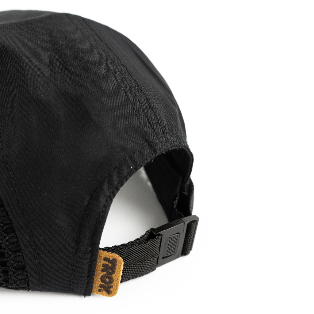 [Free Box] Troy Company Active Cap Cycling Cap Black Peace Biker - Topi Outdoor Topi Lari Topi Sepeda Hitam ACD 3469