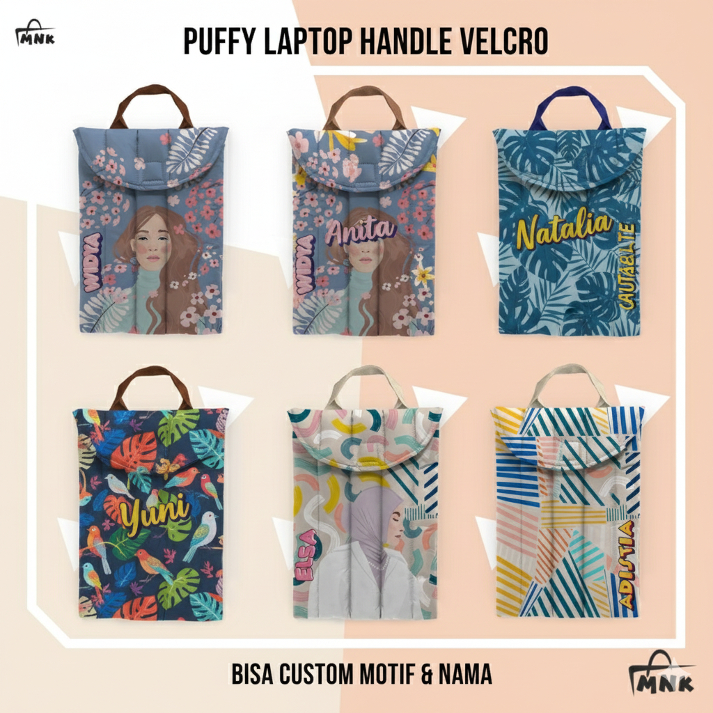 MNK PUFFY LAPTOP I PUFFY BAG | LAPTOP PUFFY | TAS LAPTOP PUFFY| PILLOW BAG | PUFFY BAG I  MANUKASHOP