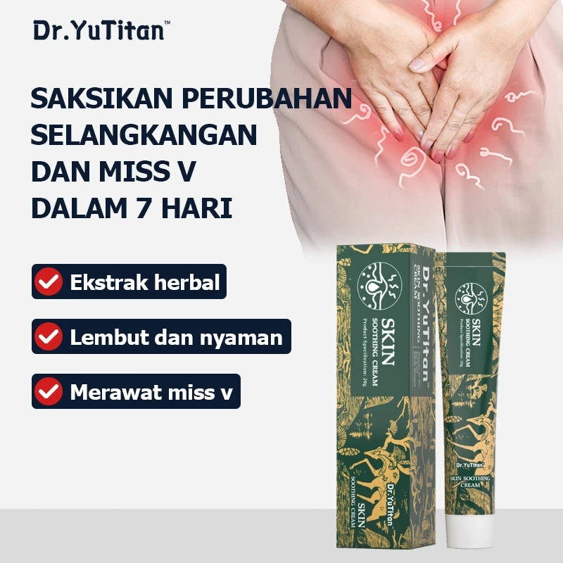 DR.YUTITAN krim gatal gatal kulit salep gatal Merawat miss v Memelihara dan mengencangkan kulit skin