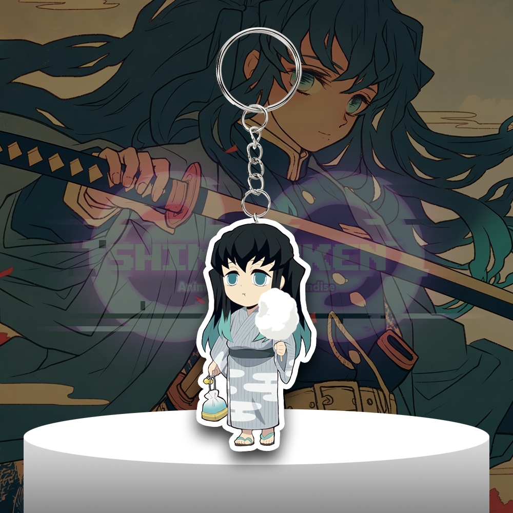 Gantungan Kunci Anime Kimetsu no Yaiba Muichiro Tokito - Ganci Akrilik - Keychain Acrylic