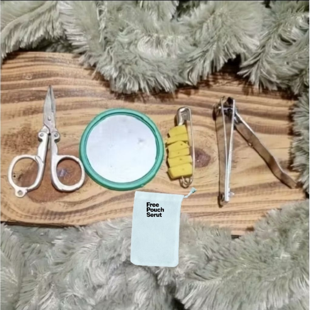 Paket Isi 4 Delingo Bangle (Penitidelingobangle,guntingkuku,kacacermin,guntinglipat)