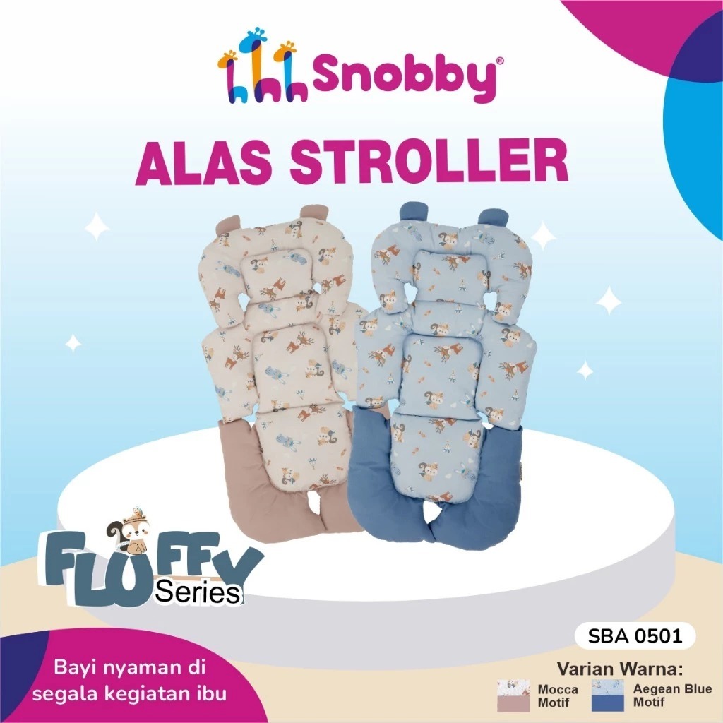 Snobby Alas Stroller / Kelengkapan Stroller / Car Seat Fluffy Series SBA0501 - READY MANADO