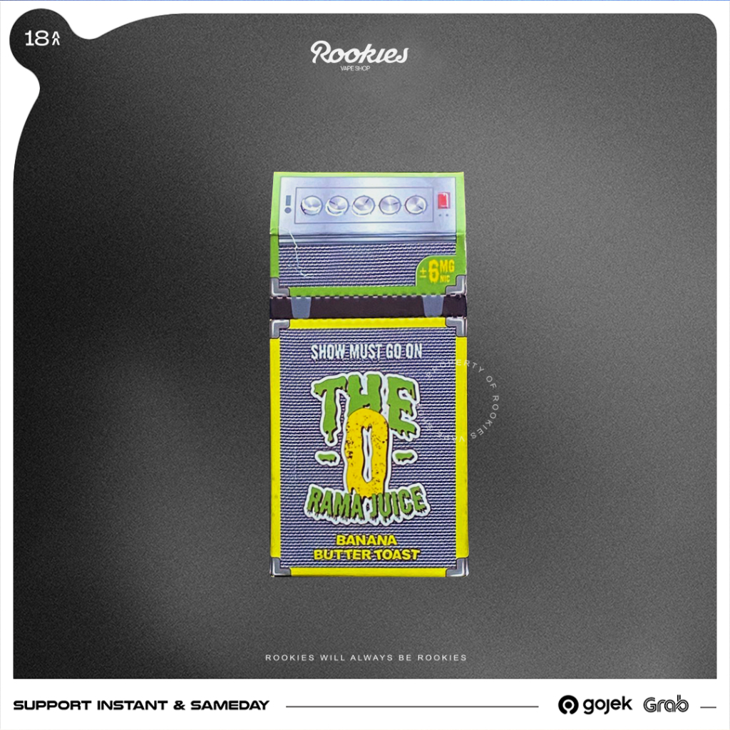 The O Rama Banana Butter Toast 60ML  By Poda E-Liquid X Fatriio LR126