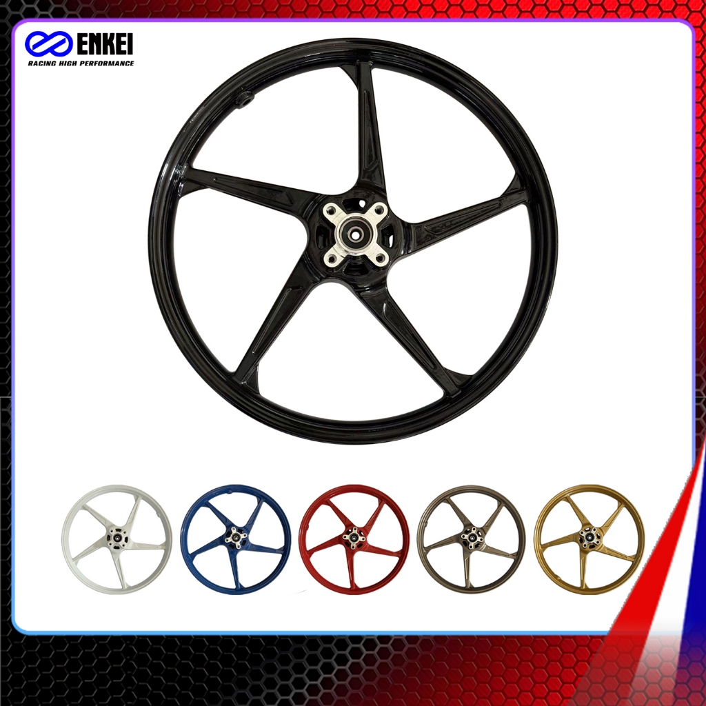 ENKEI velg racing sp522 for suzuki satria Fu fu150 uk160/160x17 warna putih