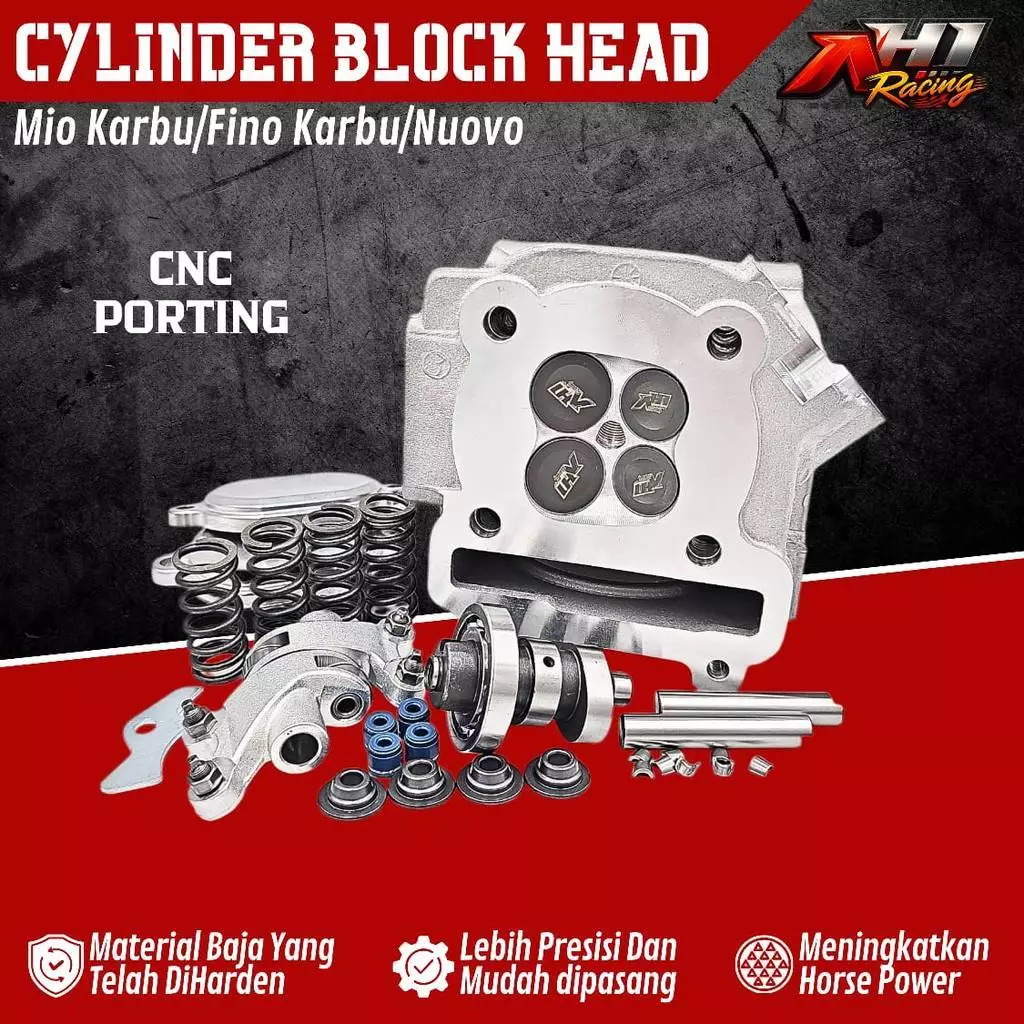 Cylinder Head Kop Deksel 4 Klep Mio Fino Karbu Nuovo 19/22 21/24 MM CNC Porting