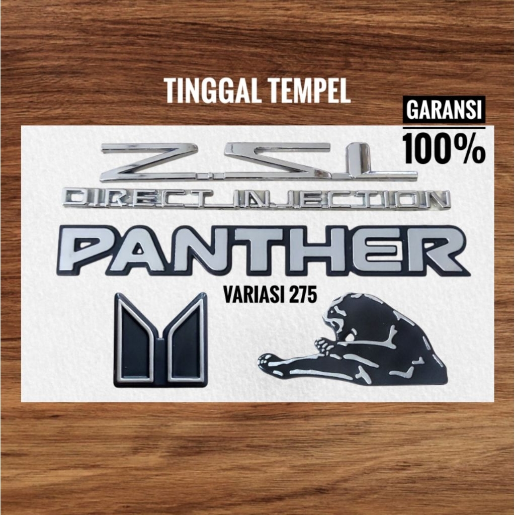 emblem logo tulisan panther timbul / emblem logo panther lama / emblem logo macan panther / emblem l
