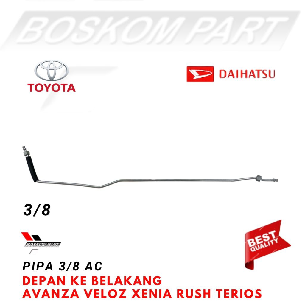 Selang Pipa Ac Depan Belakang 3/8 Avanza Xenia Rush Terios Veloz Pipa Pancing