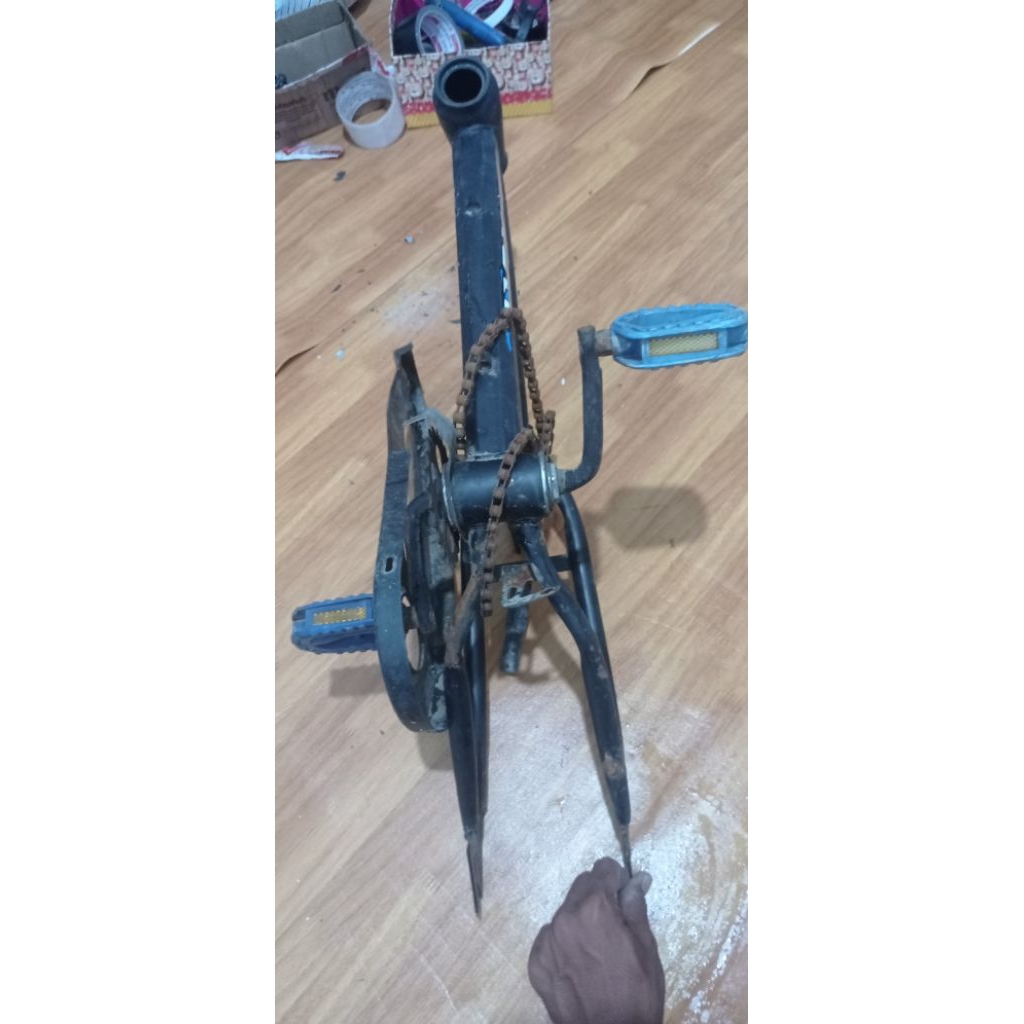 Frame sepeda BMX anak bekas ukuran 16 minus tertera di foto