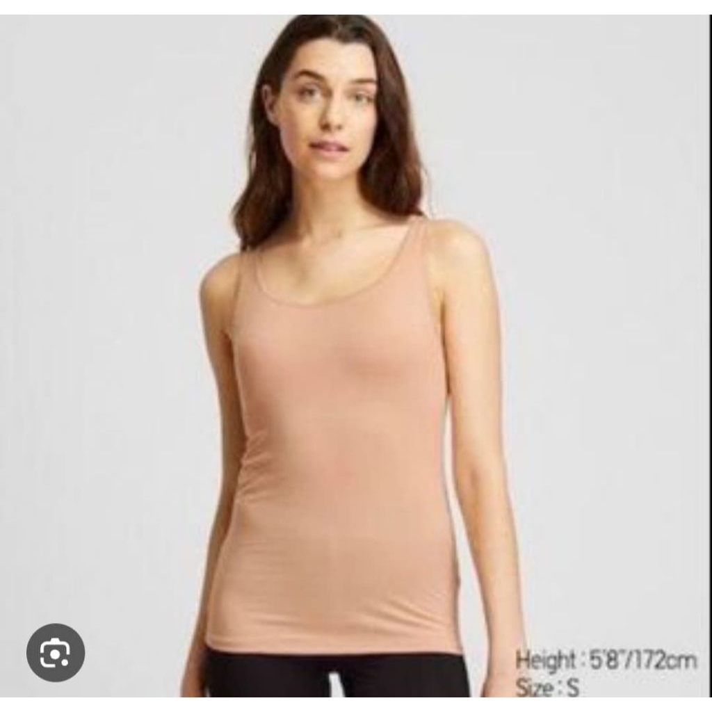 UNIQLO HEATTECH CAMISOLE BRA TOP