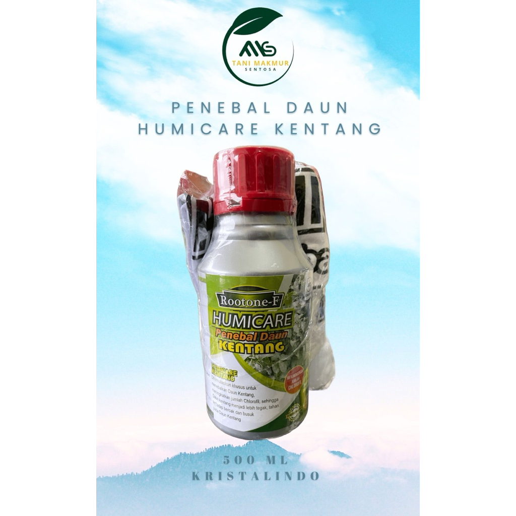 (BONUS KAOS) Rootone-F HUMICARE Penebal Daun Kentang - 500 Ml