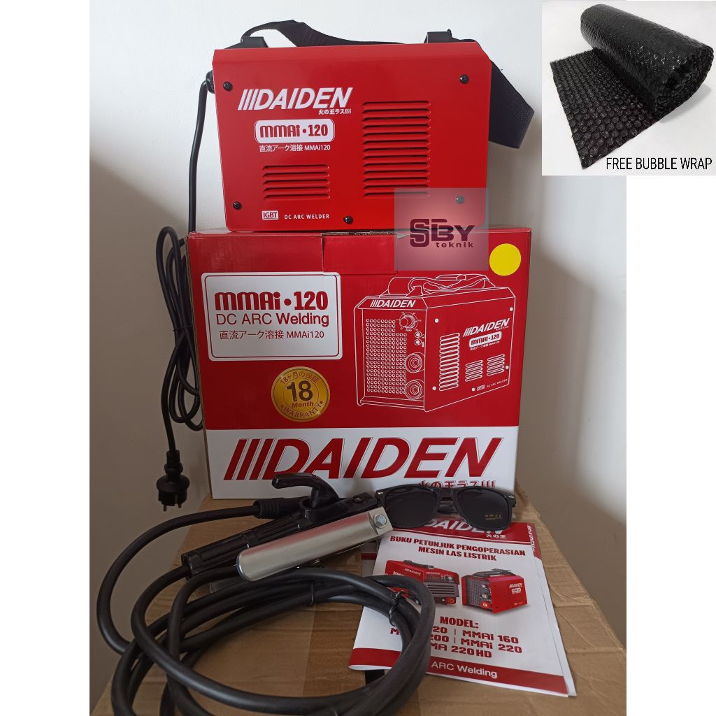 TRAVO LAS DAIDEN MMAI  120/120AMPERE/WELDING 120A/NLG DAIDEN/MESIN LAS DAIDEN MMAI 120/MMA 120AMPERE