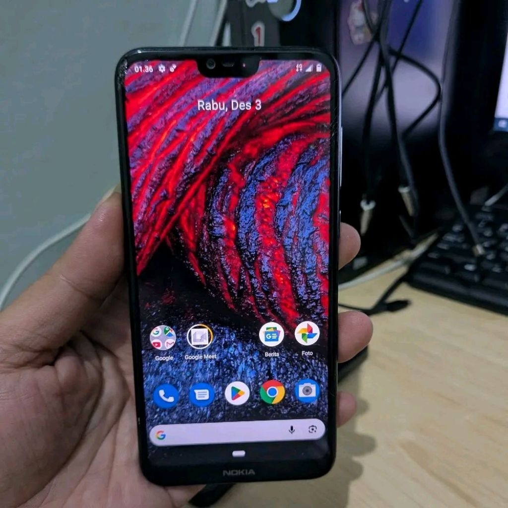 Nokia 6.1 plus ram 4/64gb minus retak second Singapura ex inter
