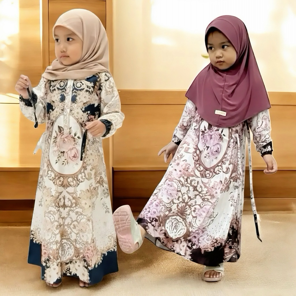 Gamis Sultan Kids Silk Premium | Gamis Sultan Anak Silk Premium