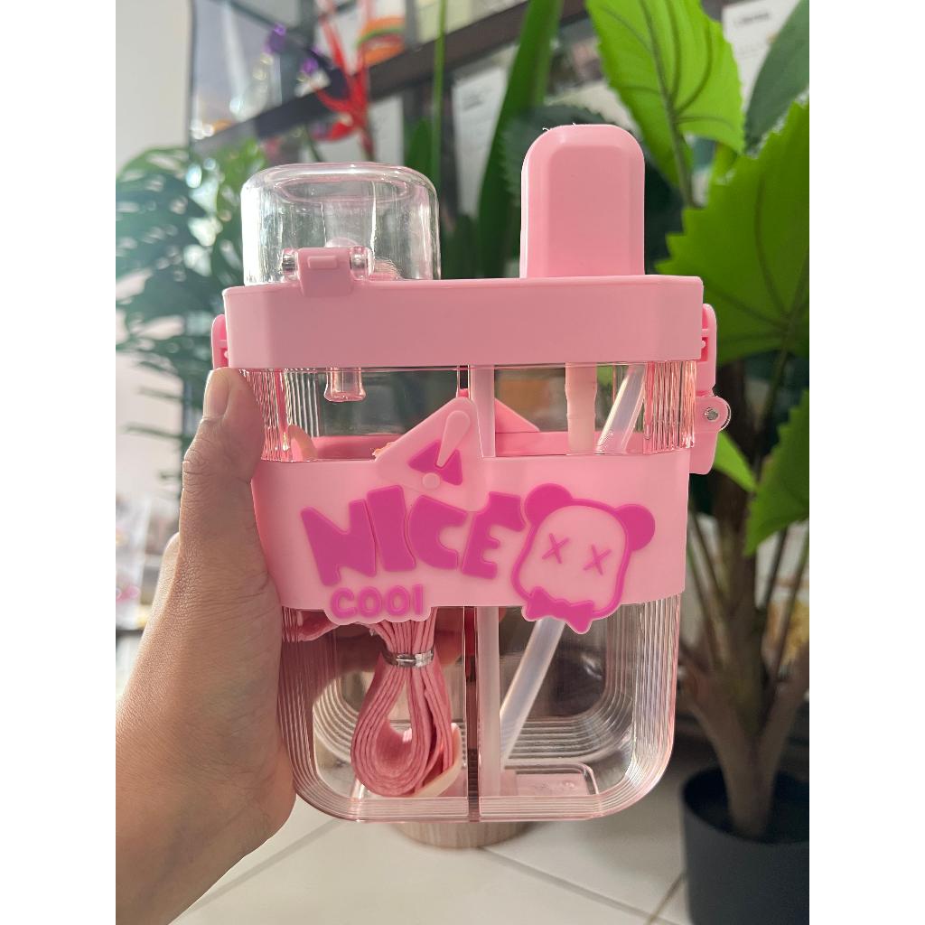 TUMBLER MINUM 2 TABUNG 620ML // TUMBLER MINUM ANAK // BOTOL MINUM // TUMBLER