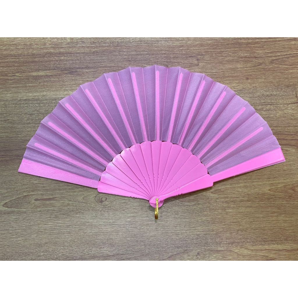 Kipas Tangan Lipat Jumbo Warna Pink