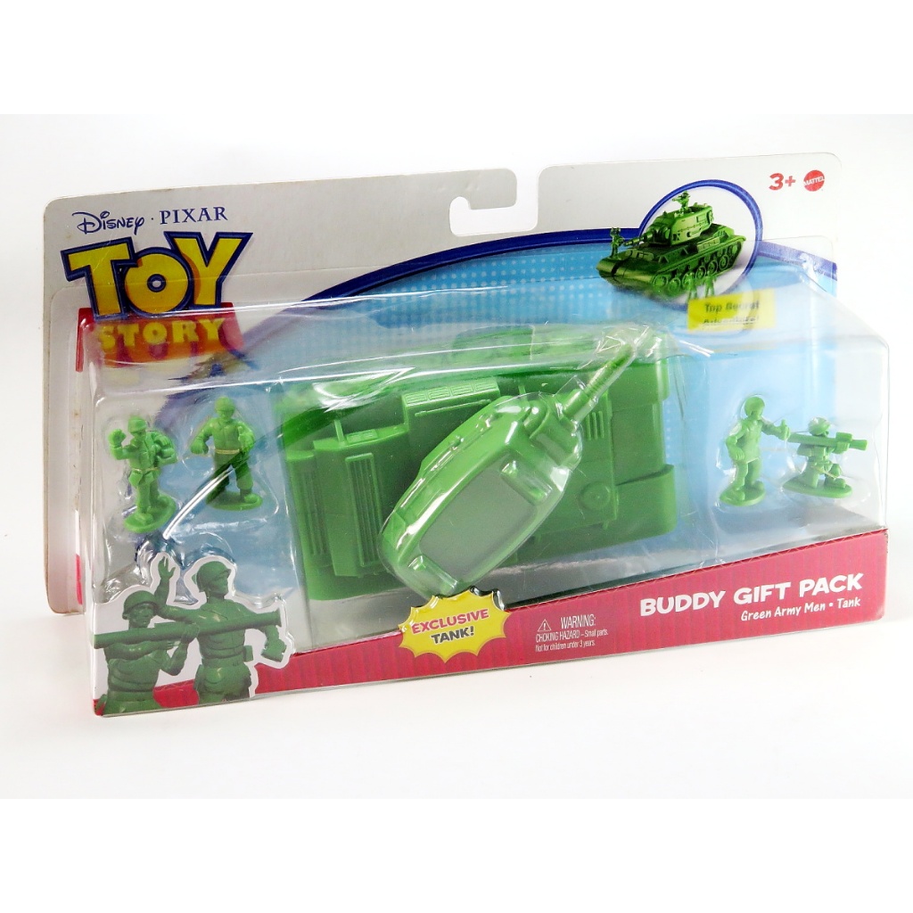 Mattel Disney Toy Story Green Army Men Tank - Buddy Gift Pack