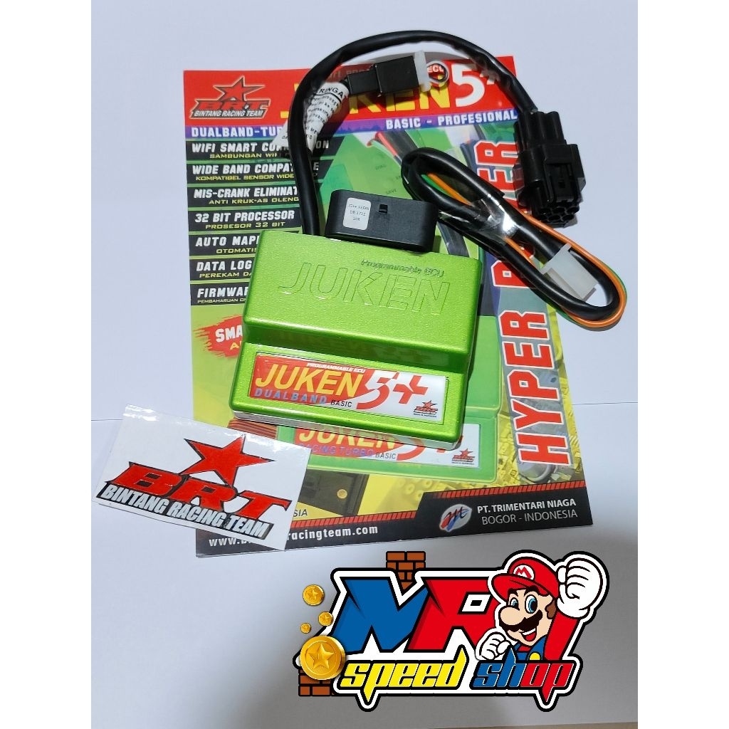 JUKEN 5++ ECU BRT MIO M3/FINO 125/SOUL GT 125 DUALBAND RACING TURBO
