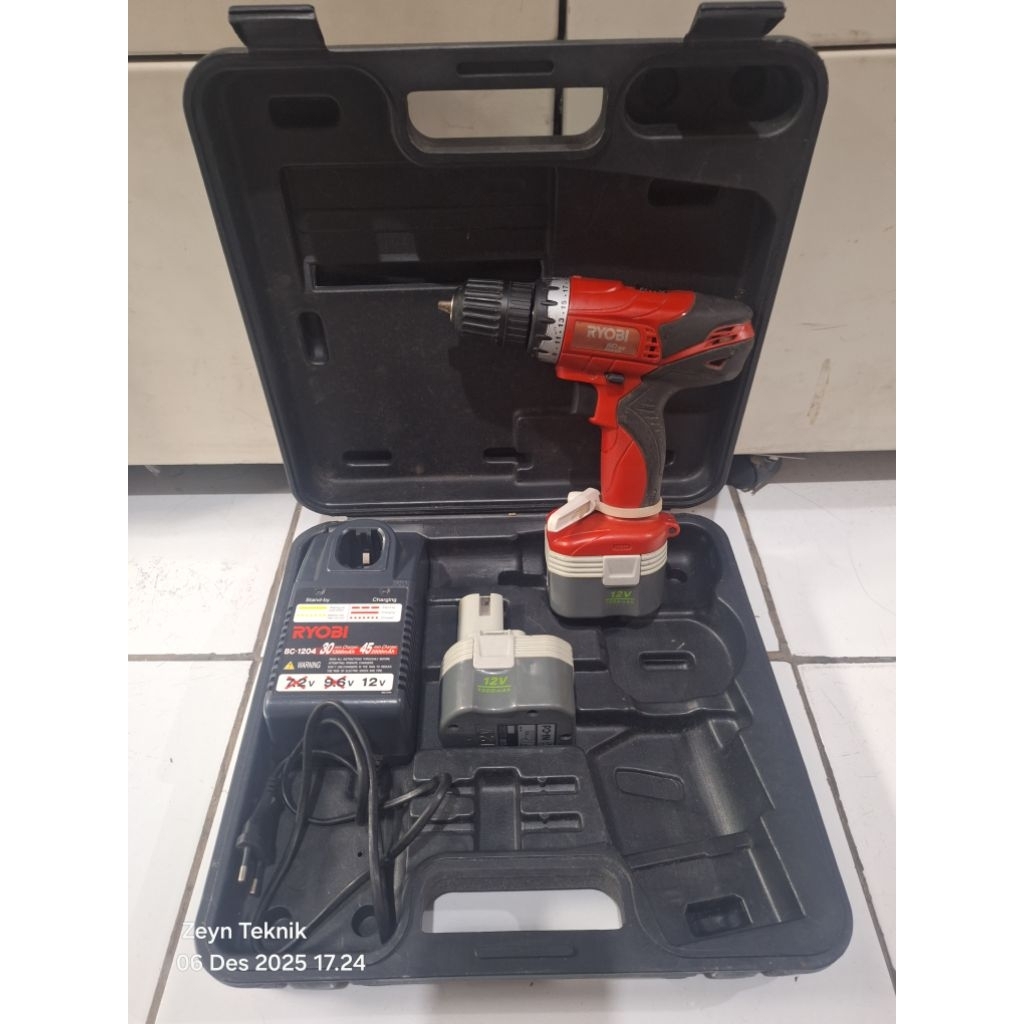 Bor cordless 12V Ryobi BD-122