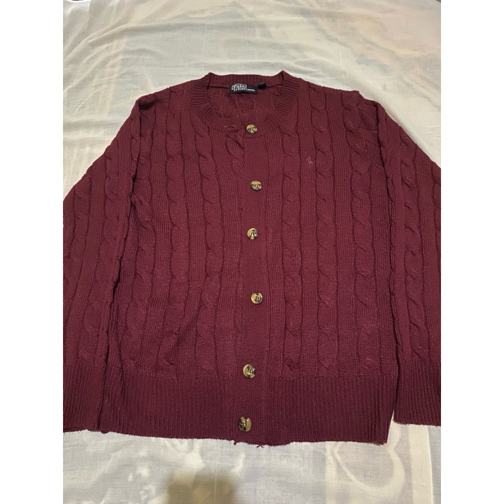 cardigan maroon