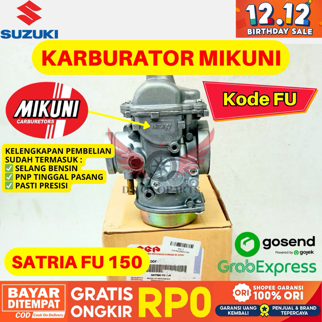 FU KARBURATOR SATRIA FU 150 ORIGINAL SUZUKI, KARBURATOR ORIGINAL SATRIA FU, KARBU SATRIA, KARBURATOR
