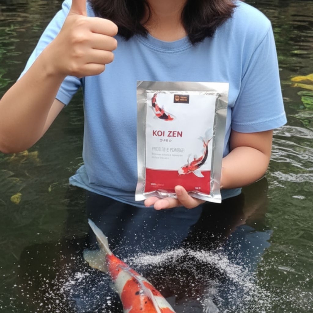 Probiotik Ikan Koi KOI ZEN – Hilangkan Bau & Air Keruh