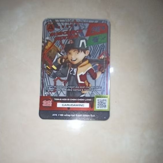 monsta galaxy card BoBoiBoy gentar A