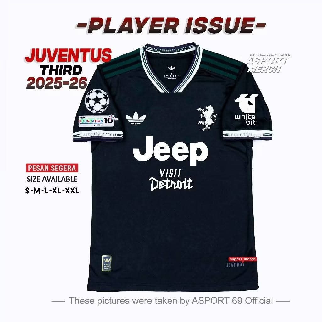 PLAYER ISSUE JUVENTUS THIRD 2025-2026 TERBARU PI JUVE THIRD 2025 2026