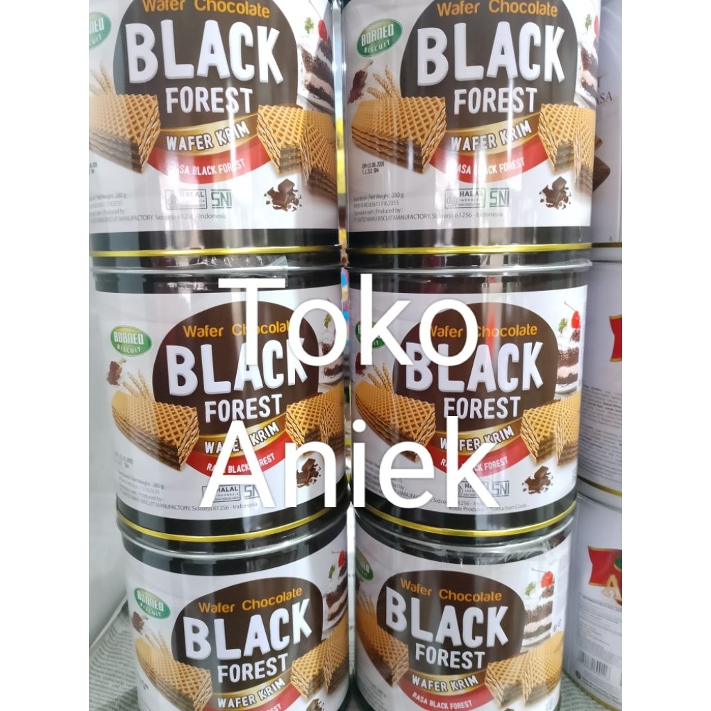 UBM wafer chocolate BLACK FOREST wafer krim