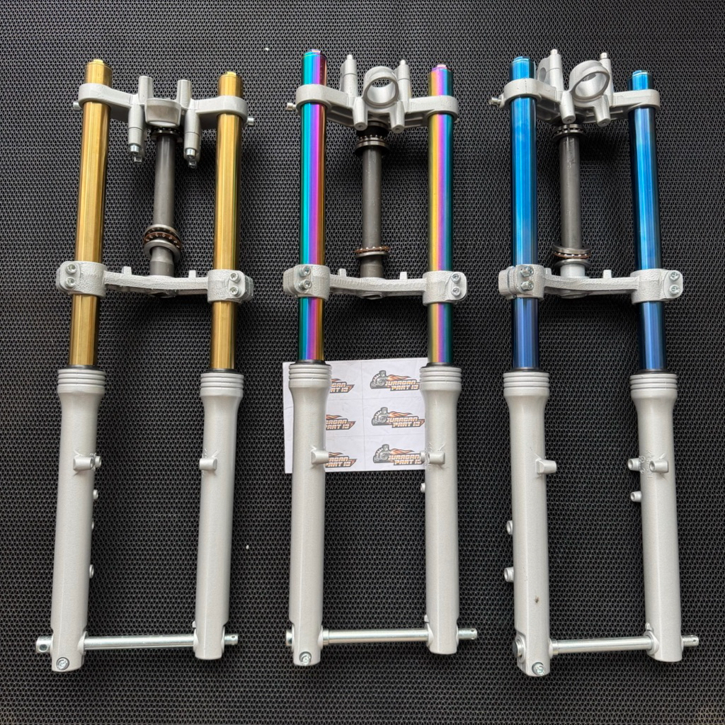 SKOK DEPAN NINJA GORILLA GEN 2 SKOK NINJA KINGKONG PNP HONDA CB GL MEGAPRO TIGER AS CROME BUTTOM GOL