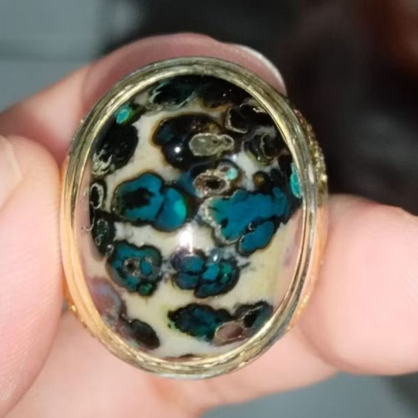 Batu cincin bacan kura 23×18×12mm