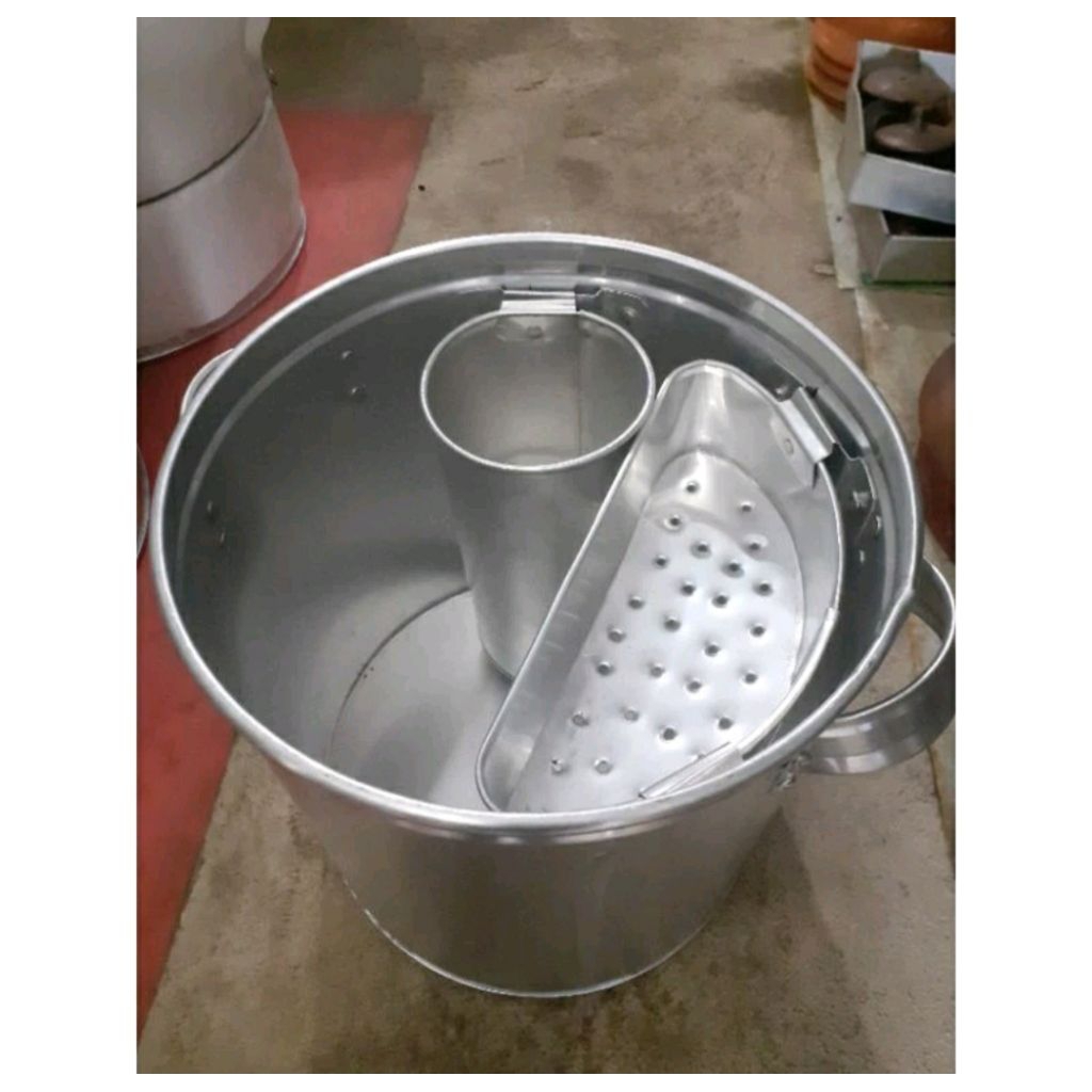 Panci bakso sekat+lubang kuah uk 30cm.ALMUNIUM