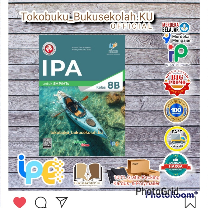 diskon BUKU PR Asesmen IPA KELAS 8 KUR MERDEKA semester 1, 2 SMP/MTs Terbaru 2025 INTAN PARIWARA