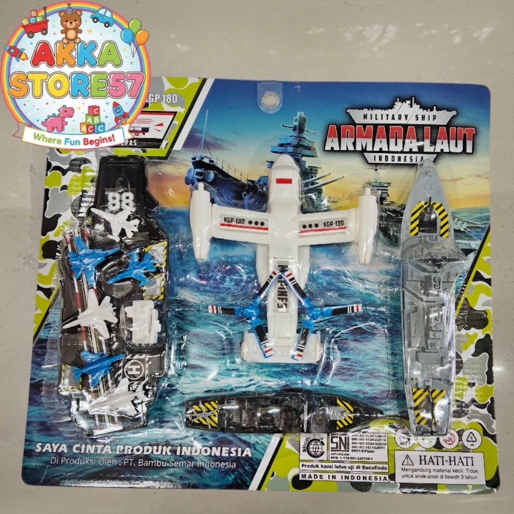 Mainan Anak Military Ship Armada Laut Mainan Anak Militer Laut  1 Set KGP.180