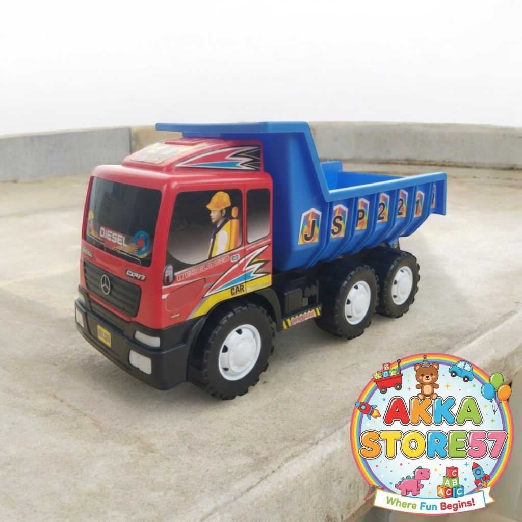 Mainan Anak Super Truk Dump Truk Besar Bisa di Naiki Anak ST 2210