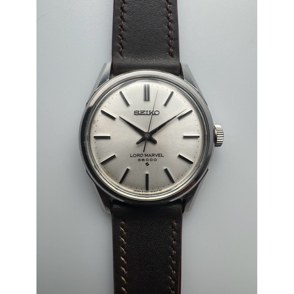Overhauled Vintage January 1969 The Legendary Seiko Lord Marvel 5740-8000 36000 hi-beat manual windi