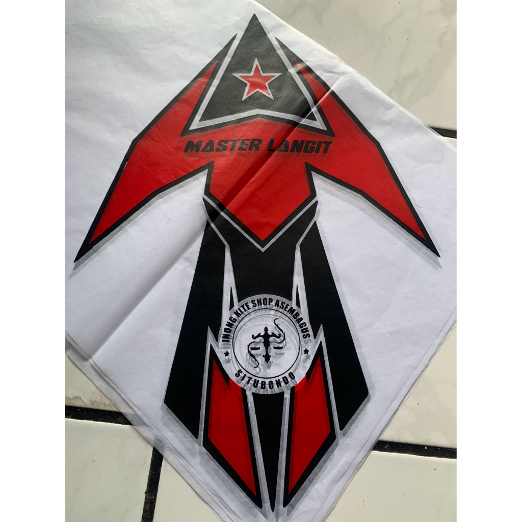 KERTAS LAYANGAN SUKHOI 2 WARNA SABLON