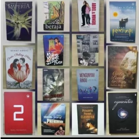 Novel Indonesia Andrea Hirata/Andrei Aksana/Boy Candra DLL