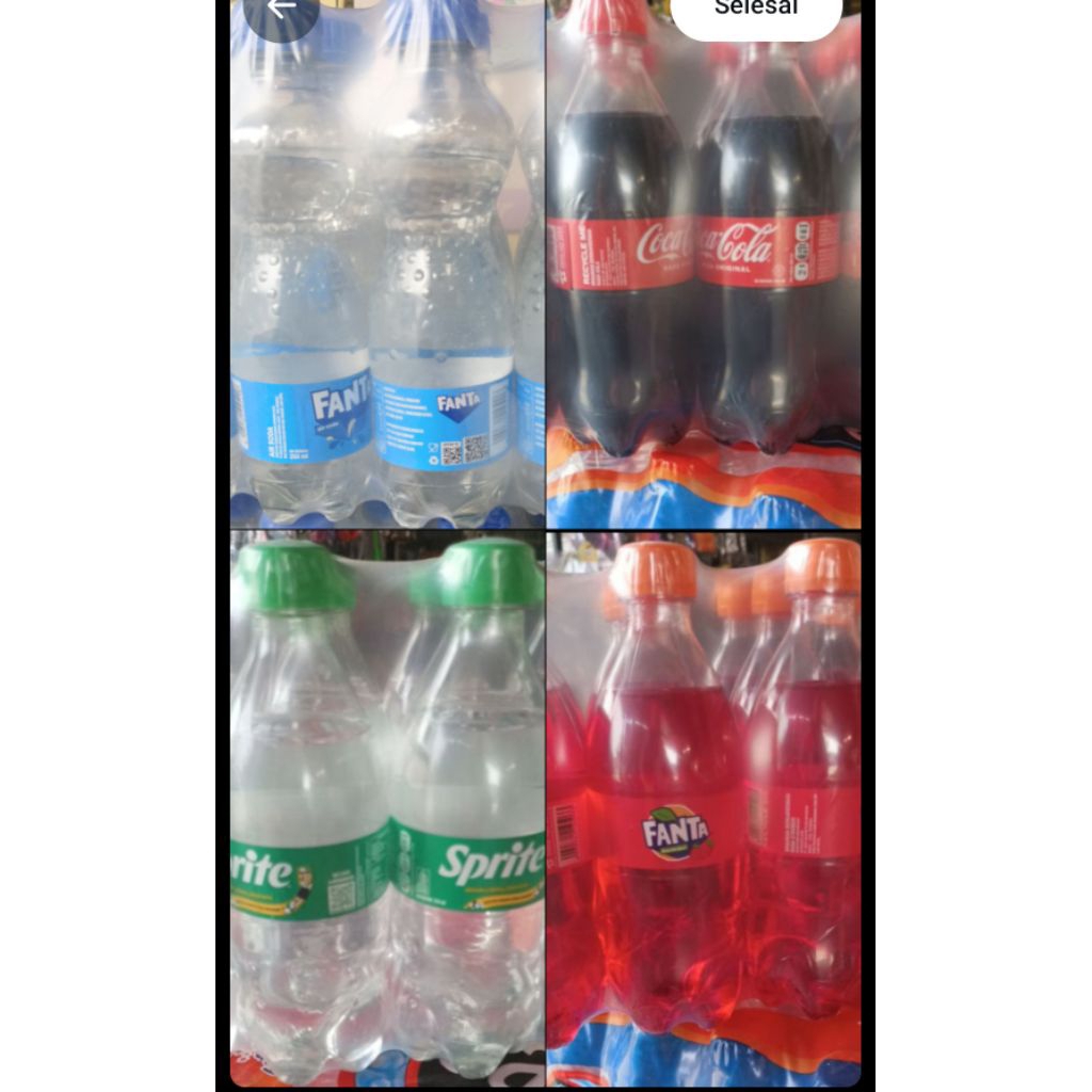 SPRITE COLA FANTA SODA PUTIH 250 ml 1 KRAT isi 12 (Edisi Terbaru)