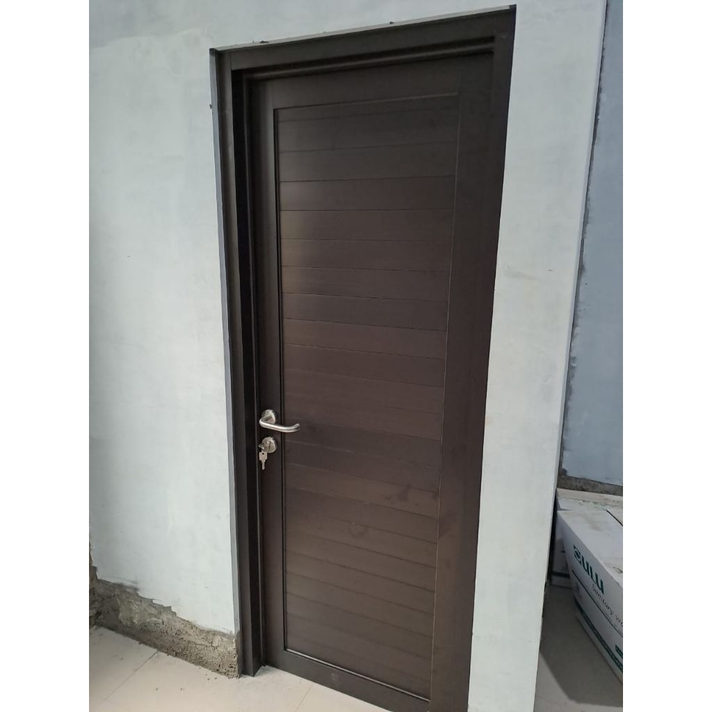 kusen dan pintu single alumunium