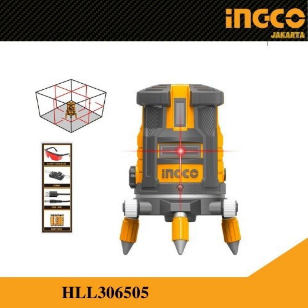 Pengukur Jarak Laser Level Digital/ Waterpass INGCO HLL305205
