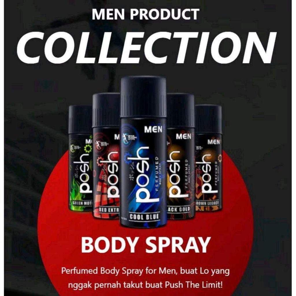 POSH Men Deodorant Body Spray 150ml - all Variant