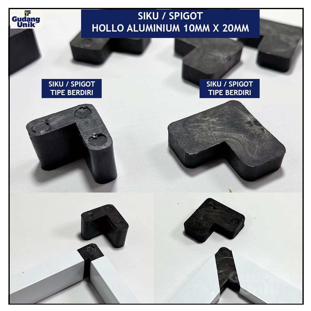 SIKU SPIGOT PLASTIK HOLLOW / SIKU PLASTIK ALUMINIUM HOLLOW 1cm x 2cm
