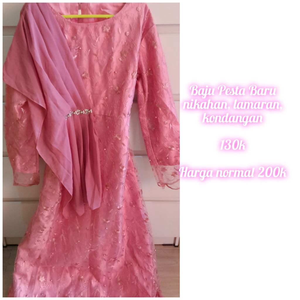 Baju Pesta Wanita Lamaran Nikah Baru muslim
