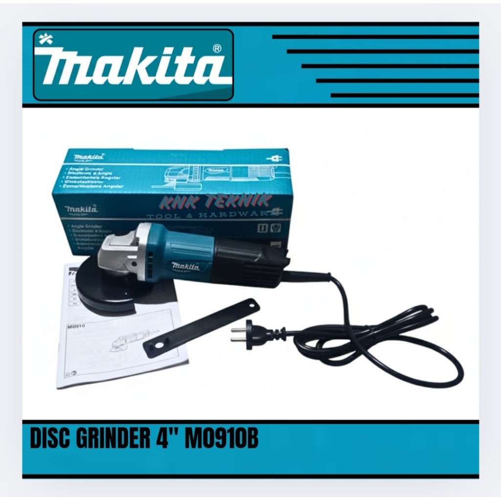 Makita M0910B Mesin Gerinda Tangan Disc Grinder Saklar Belakang