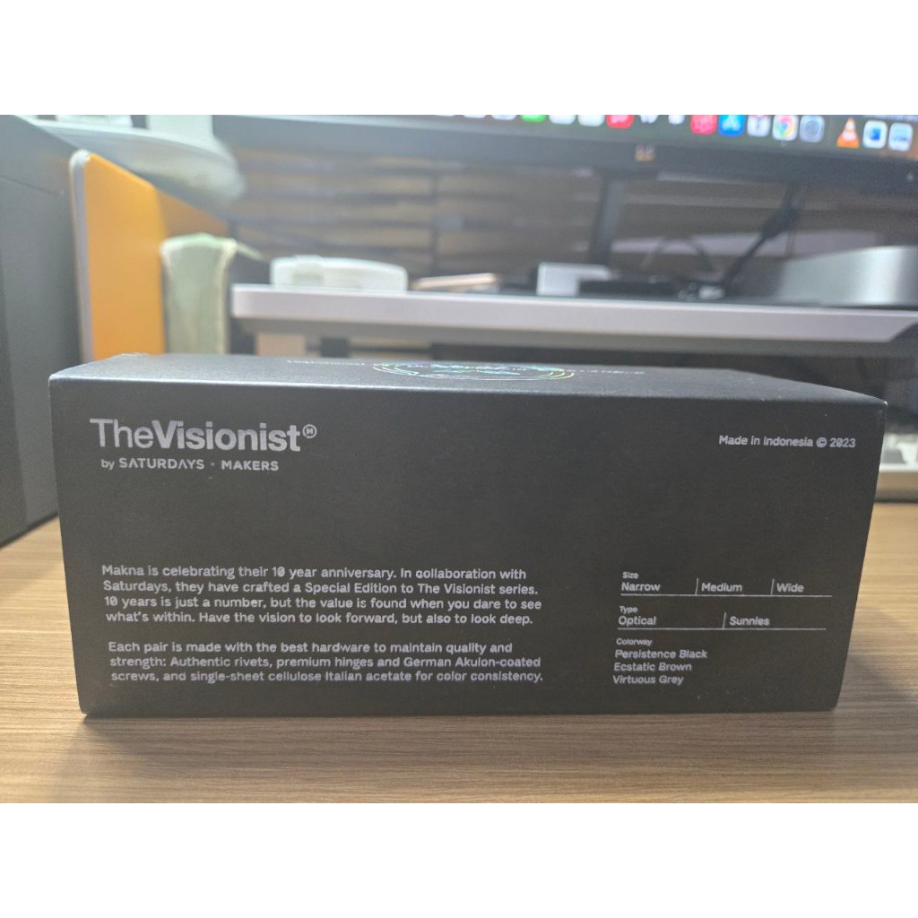 Kacamata Frame Saturdays x Makna x Visionist 3.0