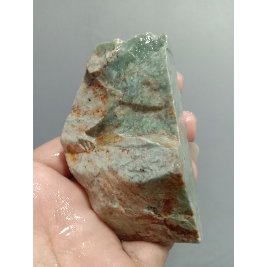 Rough Bahan Jadeite Jade Nabire Papua / Giok Nabire